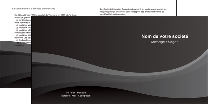 exemple depliant 2 volets  4 pages  texture contexture structure MLGI46959