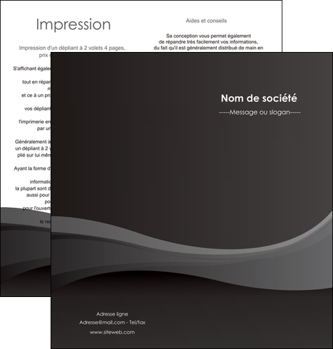 modele depliant 2 volets  4 pages  texture contexture structure MLGI46975