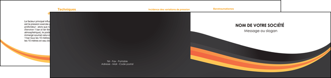 modele depliant 2 volets  4 pages  standard texture contexture MFLUOO47005