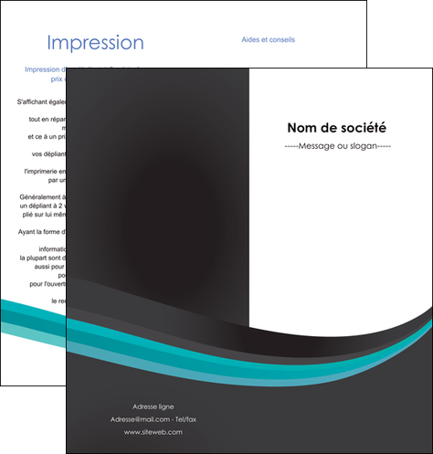 faire depliant 2 volets  4 pages  standard texture contexture MFLUOO47027