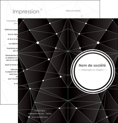 modele en ligne depliant 2 volets  4 pages  standard texture contexture MIF47121