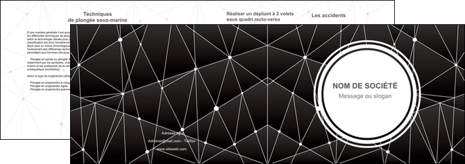 imprimer depliant 2 volets  4 pages  standard texture contexture MID47149