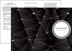faire depliant 3 volets  6 pages  standard texture contexture MIF47163
