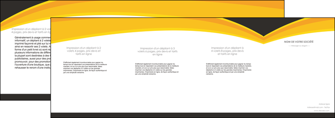 realiser depliant 4 volets  8 pages  standard texture contexture MIDBE47269