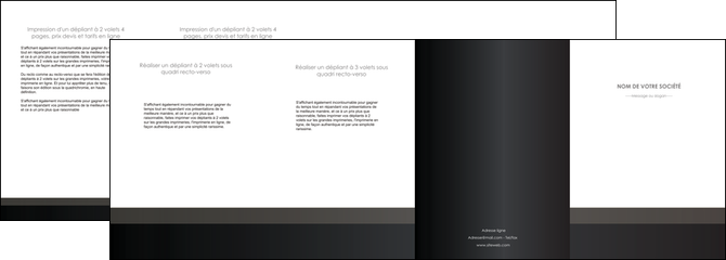 modele depliant 4 volets  8 pages  standard texture contexture MFLUOO47315