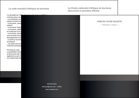 impression depliant 2 volets  4 pages  standard texture contexture MFLUOO47319