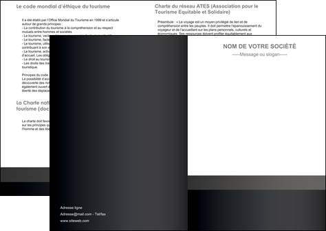 exemple depliant 2 volets  4 pages  standard texture contexture MFLUOO47353