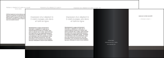 realiser depliant 4 volets  8 pages  standard texture contexture MFLUOO47363