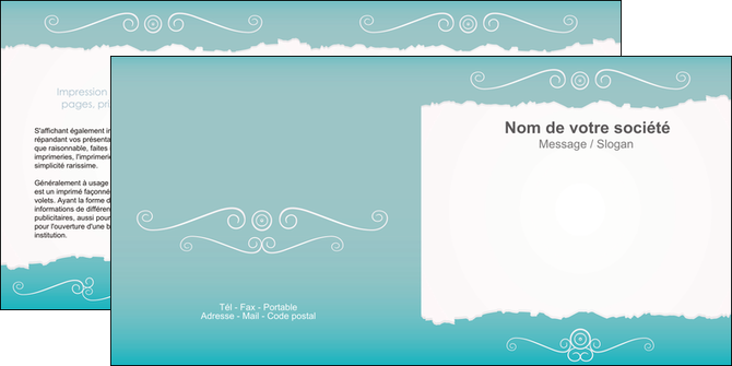 creer modele en ligne depliant 2 volets  4 pages  texture contexture structure MIDBE47575