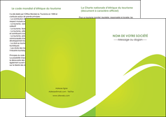 impression depliant 2 volets  4 pages  texture contexture structure MFLUOO47867