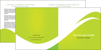 exemple depliant 2 volets  4 pages  texture contexture structure MFLUOO47877