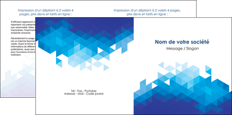 cree depliant 2 volets  4 pages  texture contexture structure MFLUOO48201