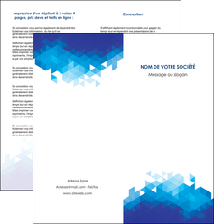 impression depliant 2 volets  4 pages  texture contexture structure MFLUOO48203