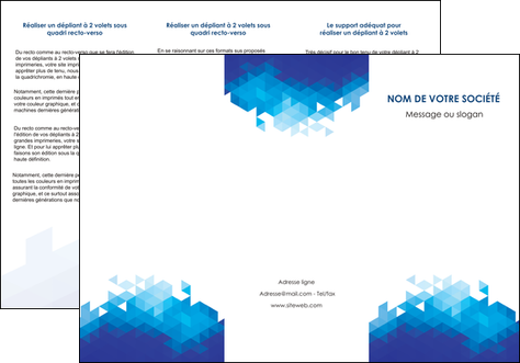 realiser depliant 3 volets  6 pages  texture contexture structure MFLUOO48205