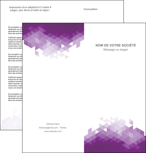 impression depliant 2 volets  4 pages  texture contexture structure MFLUOO48385