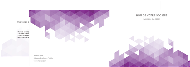 exemple depliant 2 volets  4 pages  texture contexture structure MFLUOO48397