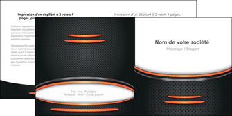 faire depliant 2 volets  4 pages  texture contexture structure MLIGBE49047