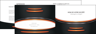 personnaliser maquette depliant 2 volets  4 pages  texture contexture structure MLIGBE49061