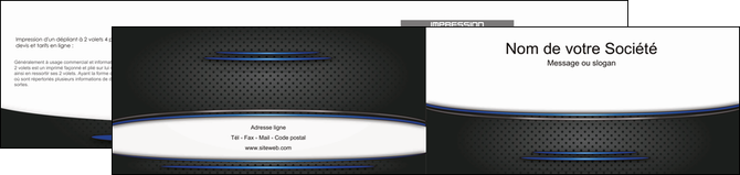 creer modele en ligne depliant 2 volets  4 pages  texture contexture structure MIDBE49091