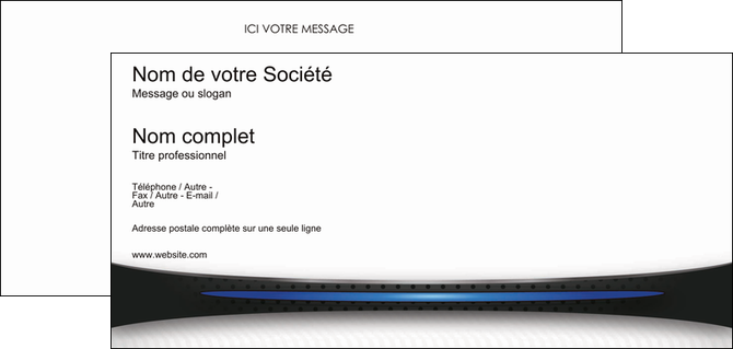 personnaliser modele de carte de correspondance texture contexture structure MIDBE49111