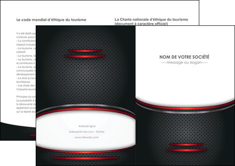 personnaliser maquette depliant 2 volets  4 pages  texture contexture structure MLIP49399