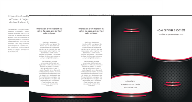 imprimerie depliant 4 volets  8 pages  texture contexture structure MFLUOO49497