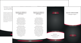 imprimerie depliant 4 volets  8 pages  texture contexture structure MLIGCH49497