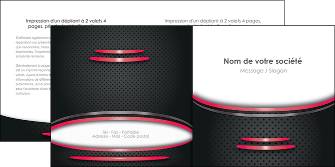 imprimer depliant 2 volets  4 pages  texture contexture structure MFLUOO49511