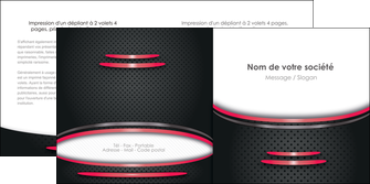 imprimer depliant 2 volets  4 pages  texture contexture structure MLIGCH49511