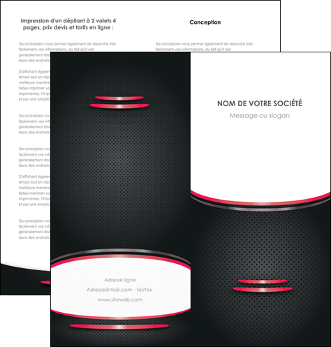 modele en ligne depliant 2 volets  4 pages  texture contexture structure MFLUOO49513