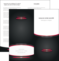 modele en ligne depliant 2 volets  4 pages  texture contexture structure MLIGCH49513