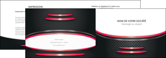 maquette en ligne a personnaliser depliant 2 volets  4 pages  texture contexture structure MLIGCH49525