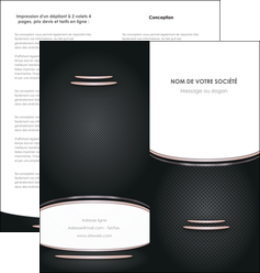 creation graphique en ligne depliant 2 volets  4 pages  texture contexture structure MLIGCH49891