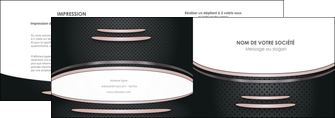 personnaliser modele de depliant 2 volets  4 pages  texture contexture structure MLIGCH49903