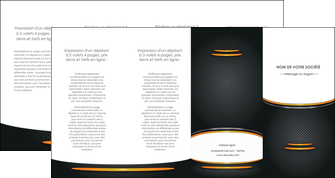 faire modele a imprimer depliant 4 volets  8 pages  texture contexture structure MIF49927