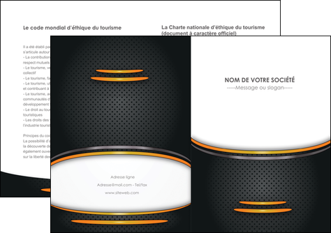 imprimer depliant 2 volets  4 pages  texture contexture structure MIDBE49933