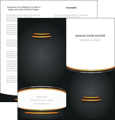 cree depliant 2 volets  4 pages  texture contexture structure MIF49943