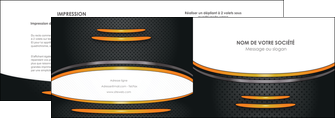 faire modele a imprimer depliant 2 volets  4 pages  texture contexture structure MIF49955