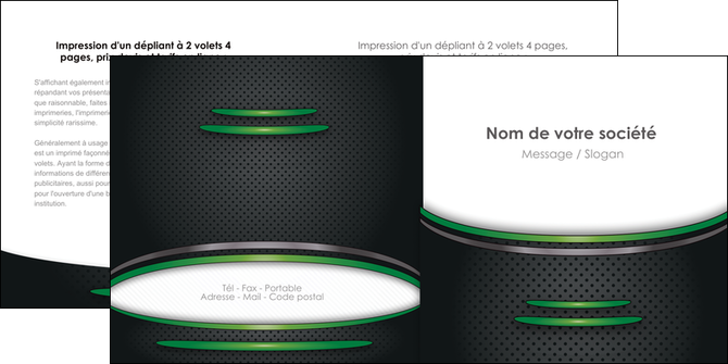 imprimerie depliant 2 volets  4 pages  texture contexture structure MFLUOO49993