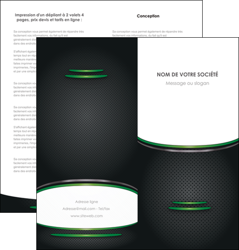 faire depliant 2 volets  4 pages  texture contexture structure MFLUOO49995