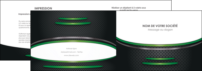 faire modele a imprimer depliant 2 volets  4 pages  texture contexture structure MFLUOO50007