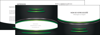 faire modele a imprimer depliant 2 volets  4 pages  texture contexture structure MLIGCH50007