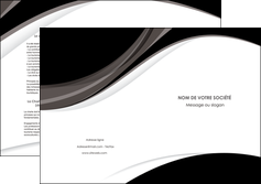 modele depliant 2 volets  4 pages  texture contexture structure MIF50099
