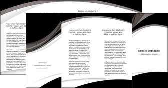 faire modele a imprimer depliant 4 volets  8 pages  texture contexture structure MIF50141