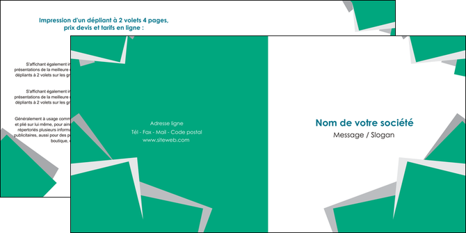 imprimerie depliant 2 volets  4 pages  texture contexture structure MLGI50213