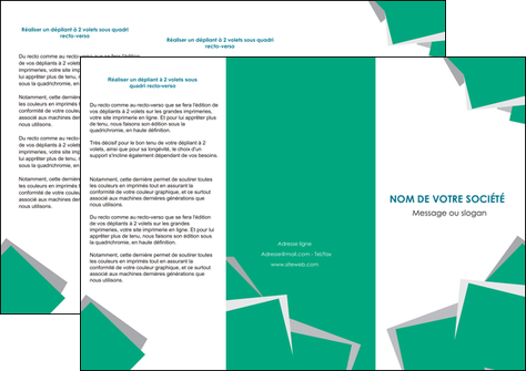 cree depliant 3 volets  6 pages  texture contexture structure MLGI50217