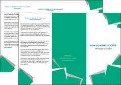 cree depliant 3 volets  6 pages  texture contexture structure MLIGCH50217