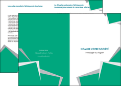 realiser depliant 2 volets  4 pages  texture contexture structure MLIGCH50237