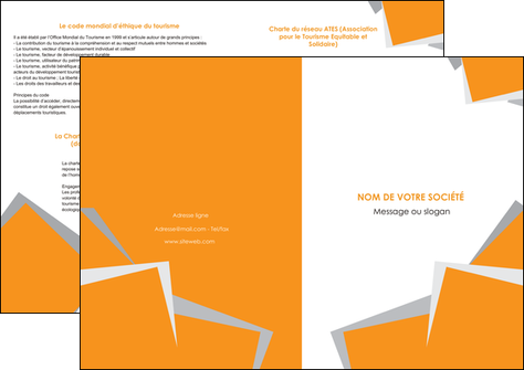 creation graphique en ligne depliant 2 volets  4 pages  texture contexture structure MLGI50867