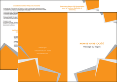 creation graphique en ligne depliant 2 volets  4 pages  texture contexture structure MLGI50867